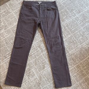 Peter Millar Men's Crown Vintage 5-pocket Canvas Pants Grey